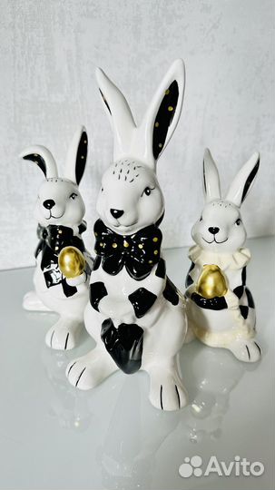 Фигурки статуэтки зайцы