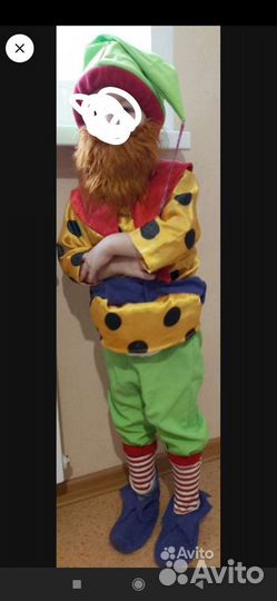 Костюм гнома на 3-4 года