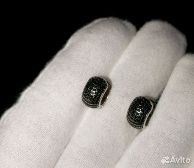 Серьги серебро