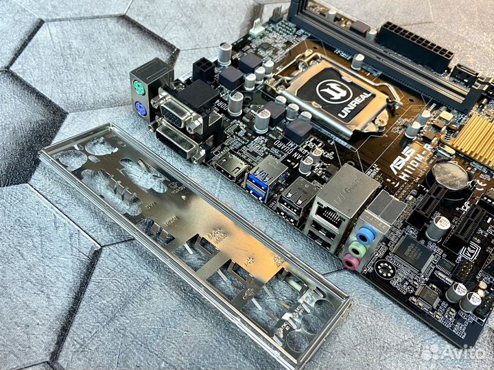 Материнская плата 1151v1 H110 ECS / Asus