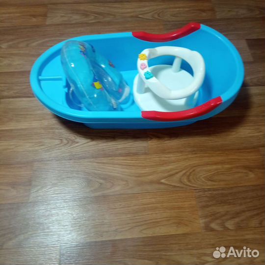 Набор детский для купания ванночка