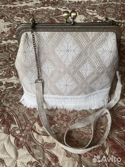 Женская сумка льняная новая