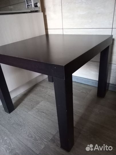 Черный столик IKEA lack