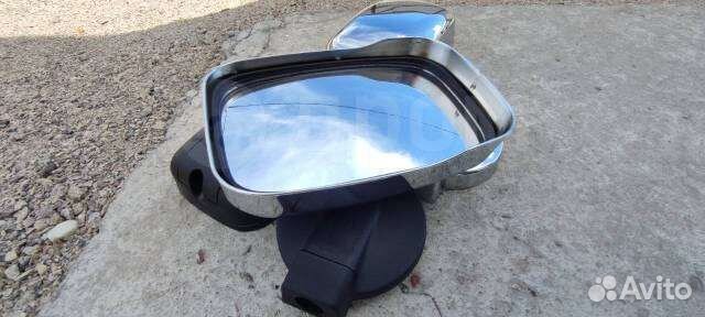 Хром накладки зеркал Atlas Canter Titan и тд