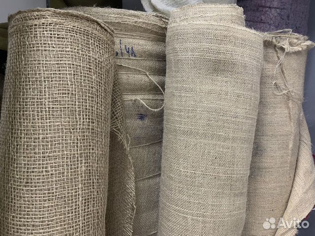Ткань мешковина метражом