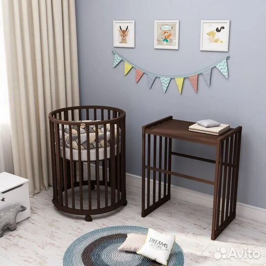 Детская кроватка трансформер 7в1