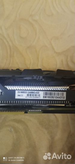 Видеокарта gtx 956g1 gaming 4 gb