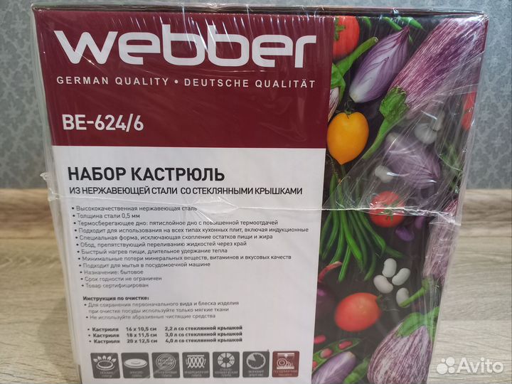 Новый набор кастрюль