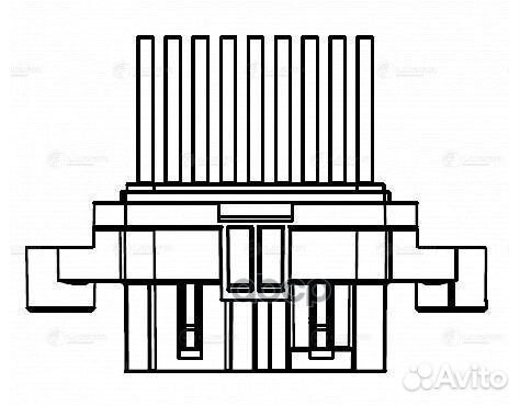 Резистор э/вент. отоп. для а/м УАЗ 3163 Патриот