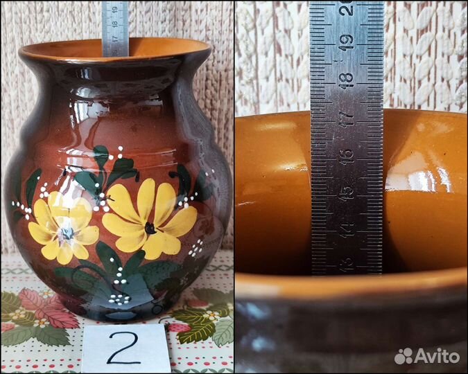 Керамика СССР кувшин ваза салатник посуда чаша кер