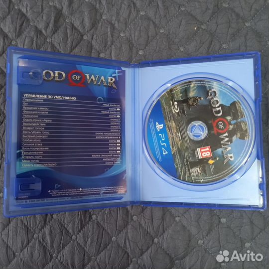 God of War диск PS4