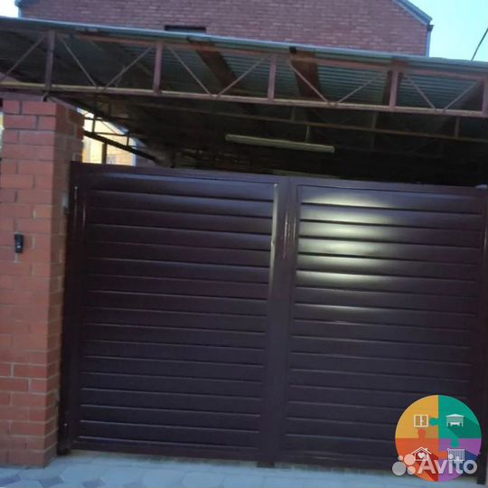 Ворота распашные автоматические