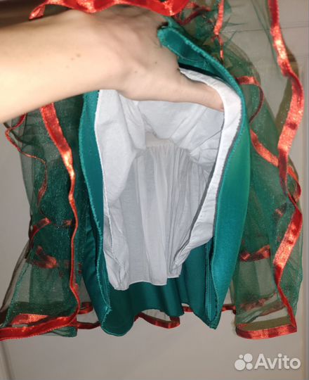 Новогоднее платье для девочки 92