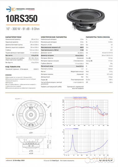 Faital Pro 10RS350