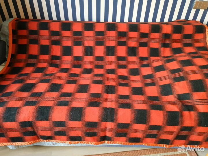 Покрывало одеяло плед шерсть