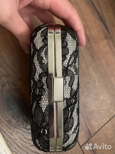 Вечерний клатч выпускной яблоко кружево