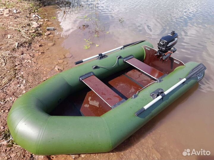 Лодка Фрегат 280 Е и мотор Парус Т-4S