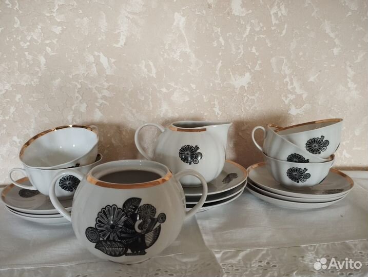 Чайный сервиз СССР Дулёво