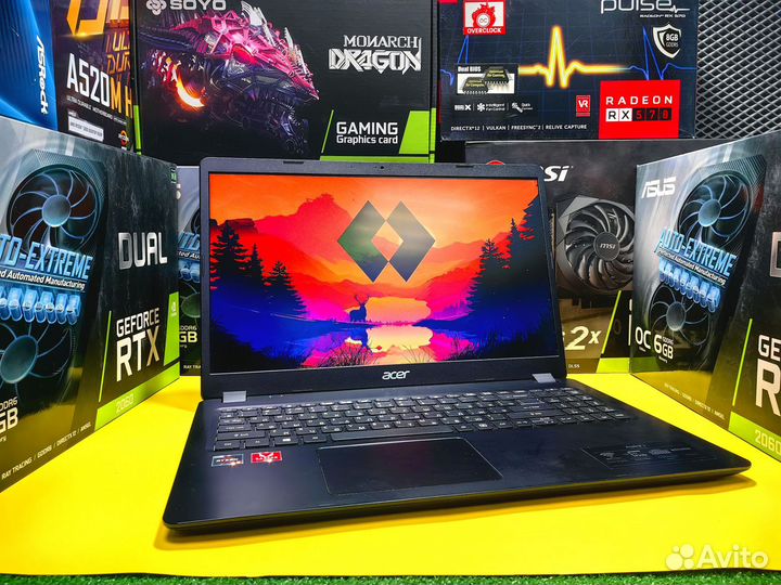 Ноутбук Acer Ryzen 5 3500U / Vega 8 работа офис