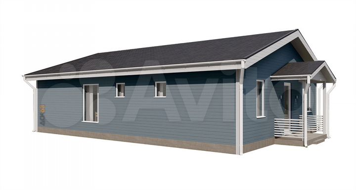 Дом 87 м² на участке 5 сот.