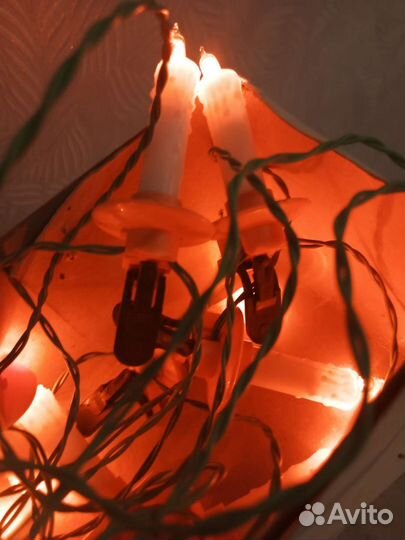 Гирлянда СССР свеча