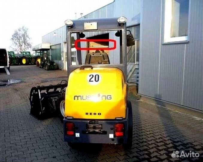 Стекло кузовное Мини-погрузчик Mustang AL 306