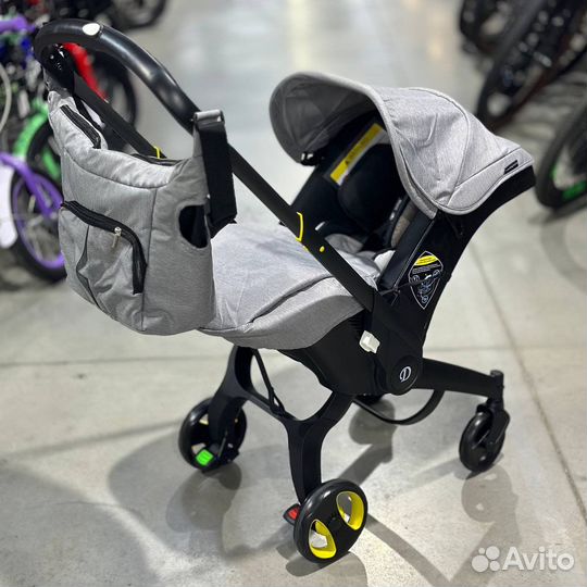Коляска автолюлька на колесах