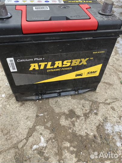 Аккумулятор 68AH 600A MF85D23FL Atlas