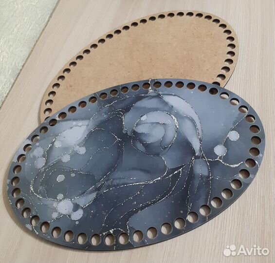 Деревянные донышки для вязания корзинок