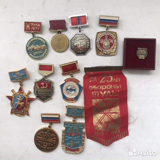 Значок. Тула. Магадан