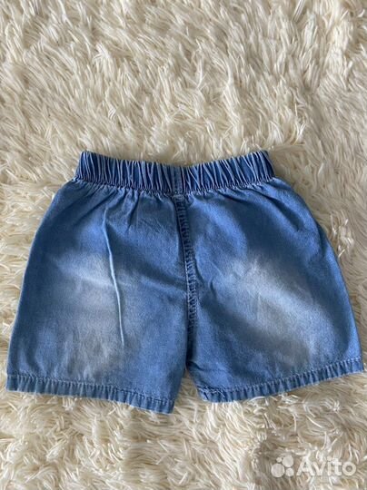 Набор джинсовых шортиков на мальчика 9 мес