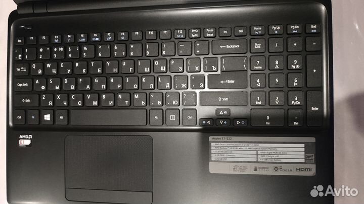 Ноутбук acer aspire e1-522