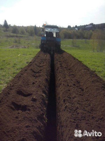 Услуги траншеекопателя