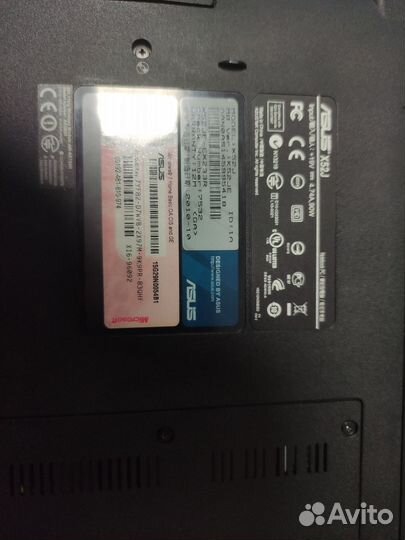 Ноутбук asus на запчасти