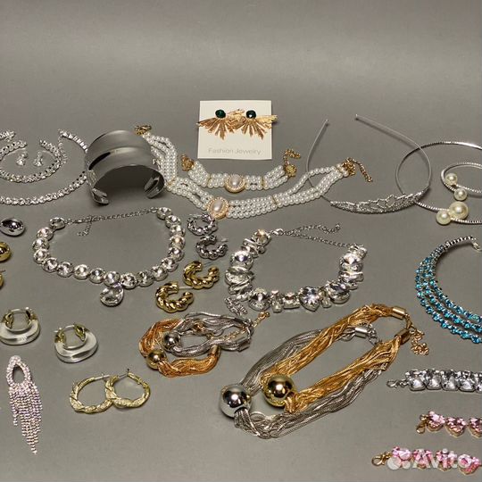 Бижутерия серьги колье браслеты комплекты