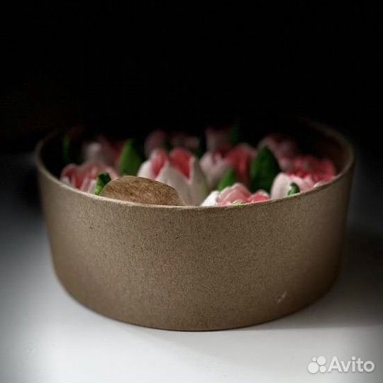 Зефирные цветы в подарок женщине, учителю