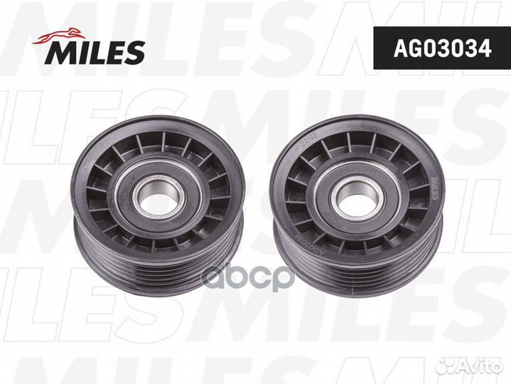 Ролик ремня приводного mazda 6 1.8-2.6 ag03034