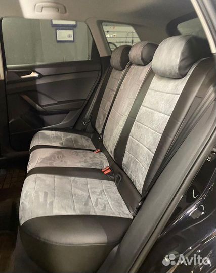 Чехлы из алькантары VW Taos от Автопилот