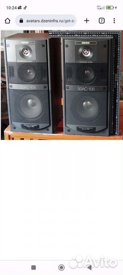 Колонки вега 50ас 106