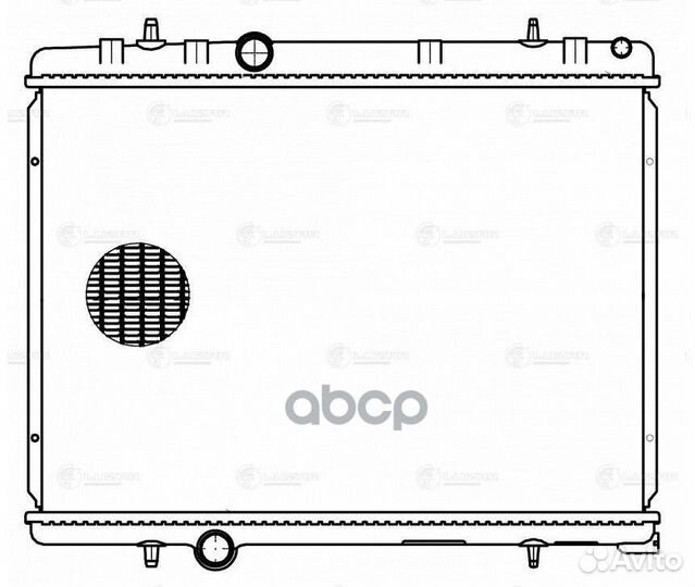 Радиатор охл. для а/м Peugeot 308 (07) /407/Cit