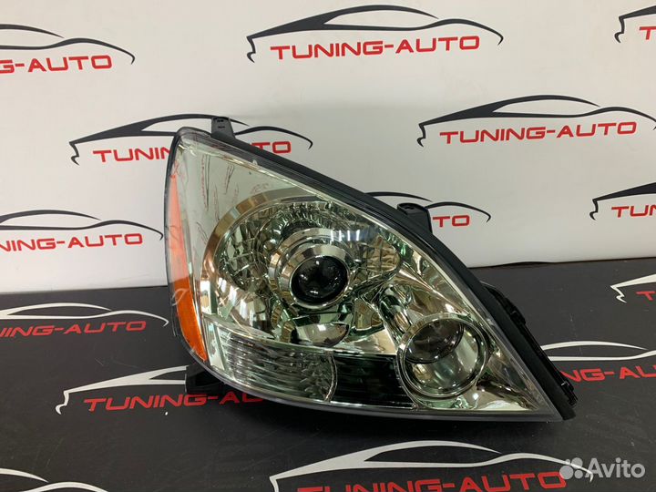 Фары Lexus GX470 Зеленые штатные