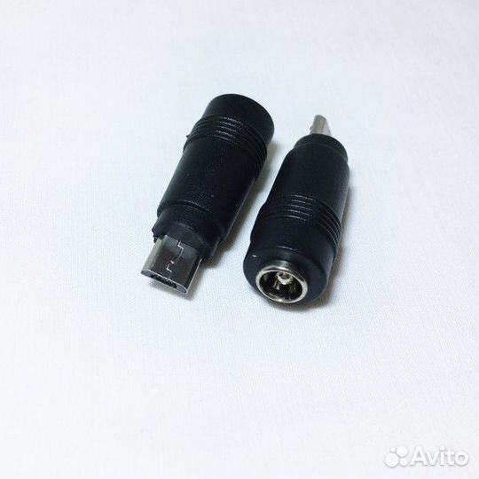 Переходник гнездо 5.5/2.5 - штекер Micro usb