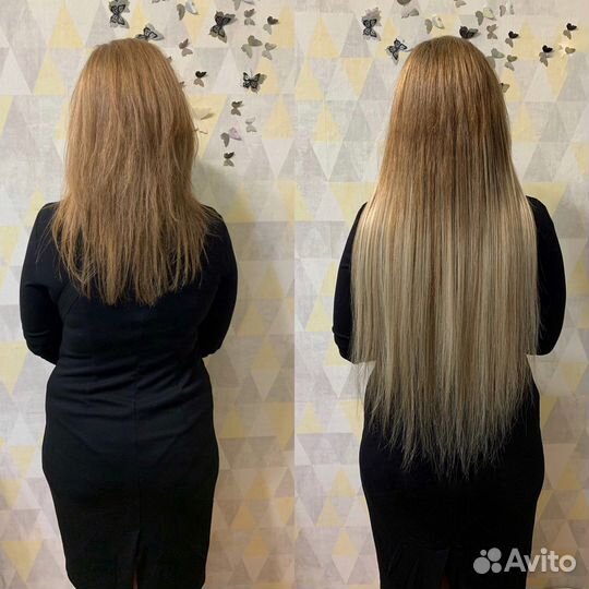 Наращивание биопротеиновых волос