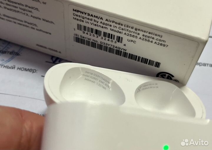 Наушники Airpods 3 оригинал