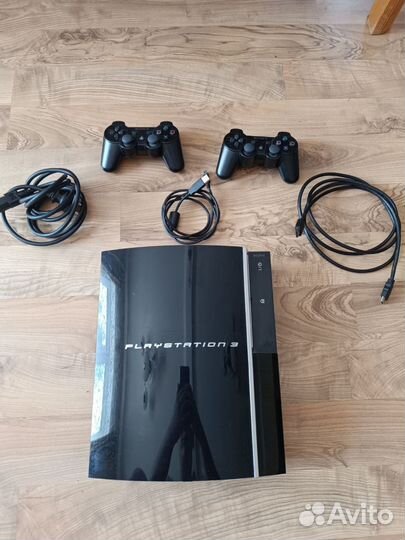 Sony PS3 80гб с 11 играми