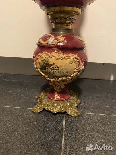 Лампа майолика