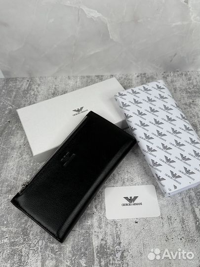 Кошелек мужской Armani кожаная