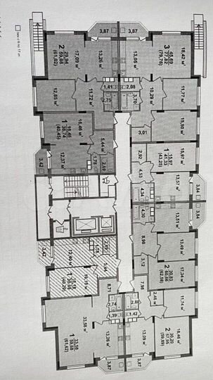 1-к. квартира, 40,2 м², 8/17 эт.