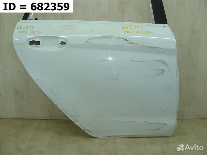 Дверь задняя правая Ford Fiesta
