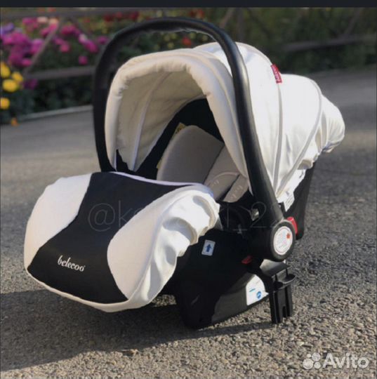 Коляска трансформер 3 в 1 (экокожа)